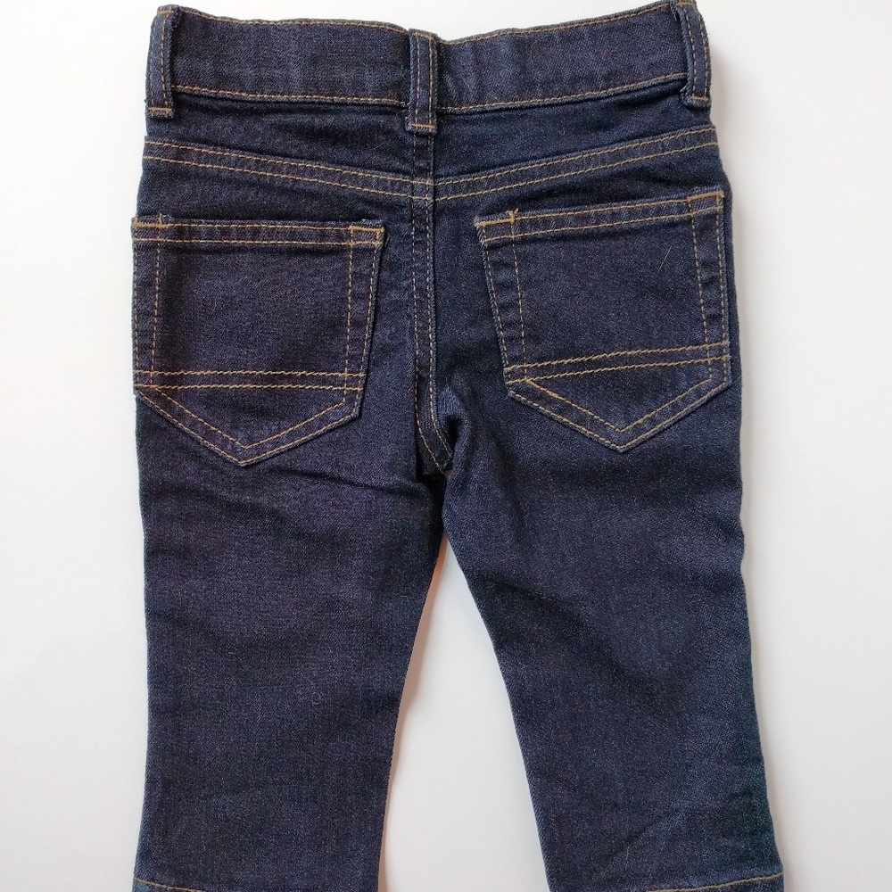 SOLD!cat and Jack dark skinny jeans 12 months NWT - Picture 3 of 3